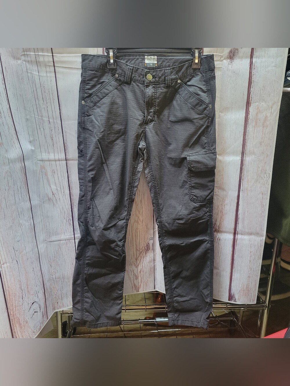 Ridgecut Toughwear Gray Ultra Work Cargo Pants Womens 12